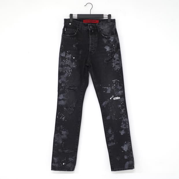 032c Black Double Shift Painter's Jeans