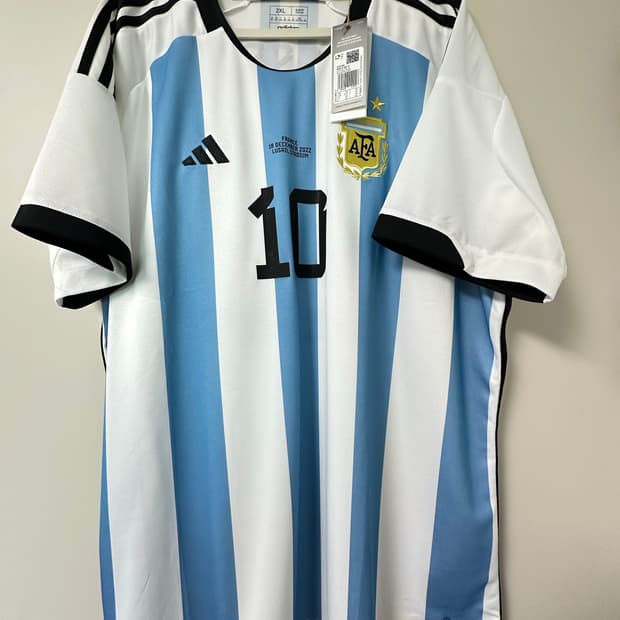 22-24 아르헨티나 홈 유니폼 No.10 메시 해외2XL(115)