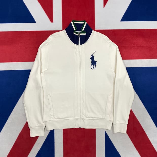 폴로 빅포니 화이트 져지  L