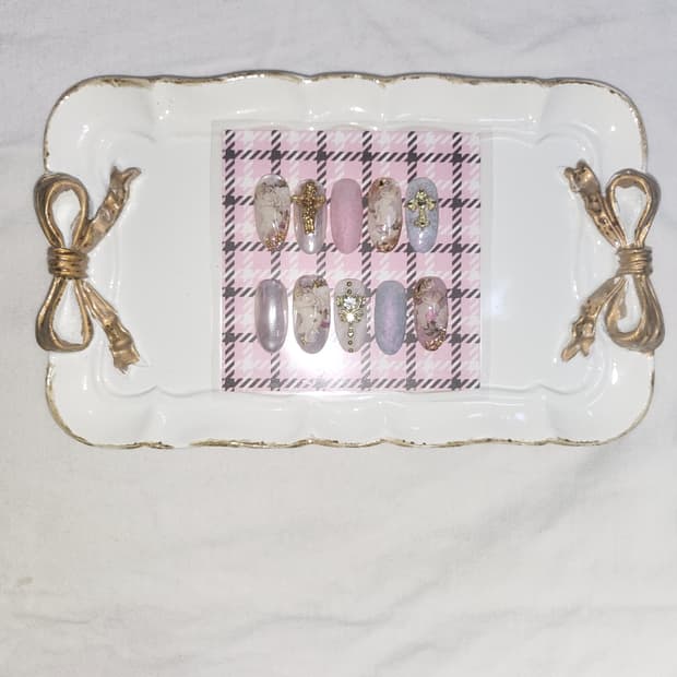 엔틱느낌 천사 수제핸드메이드네일팁