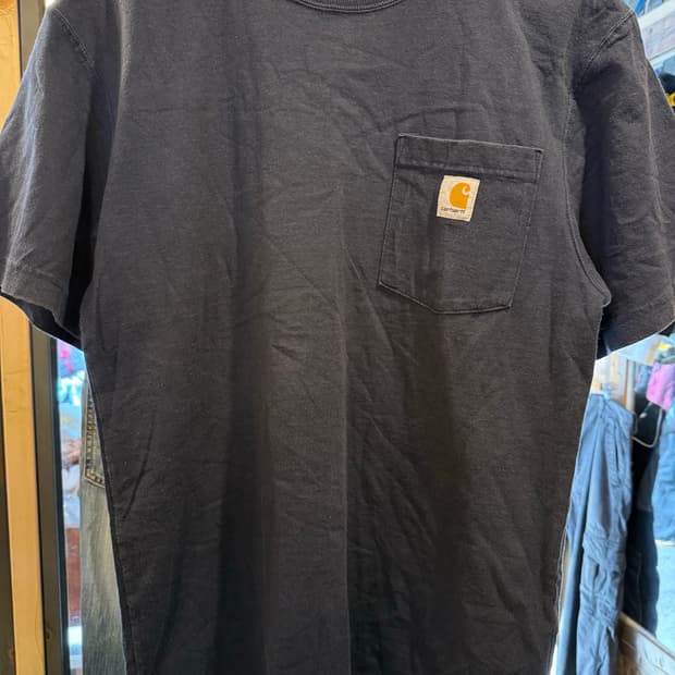 칼하트 네이비 반팔 티셔츠