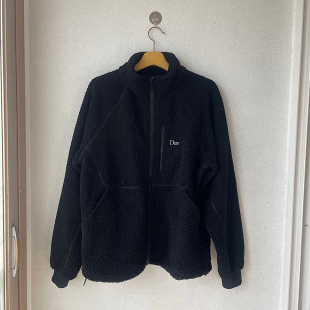 다임 플리스 자켓 블랙 L