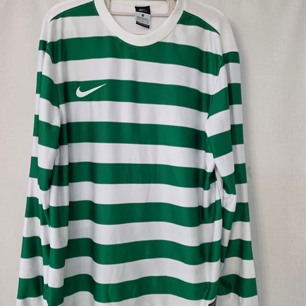 XL)나이키 화이트 그린 스프라이트 어센틱기능성 티셔츠