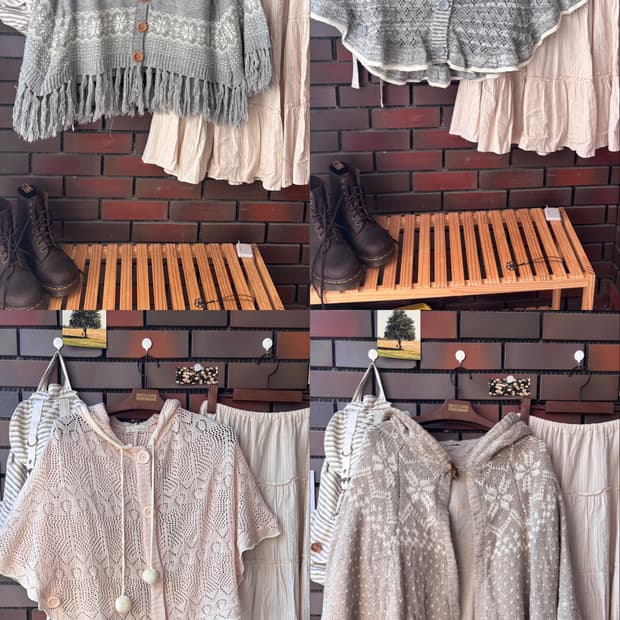 빈티지 모리걸 의류 모음 바선생 블라우스 스커트 코지모리 하구미 케이프