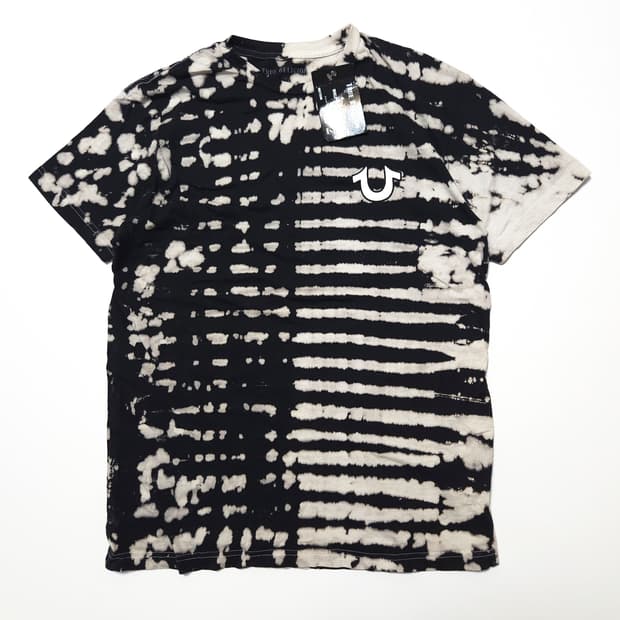 트루릴리전 USA 타이다이 부다 로고 반팔 티셔츠