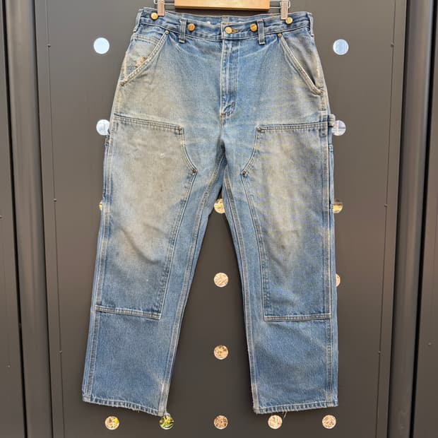 Carhartt B07 DNM 칼하트 데님 더블니 34x30