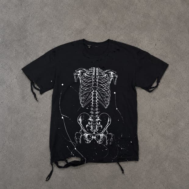 Vintage mood destroyed t shirts 