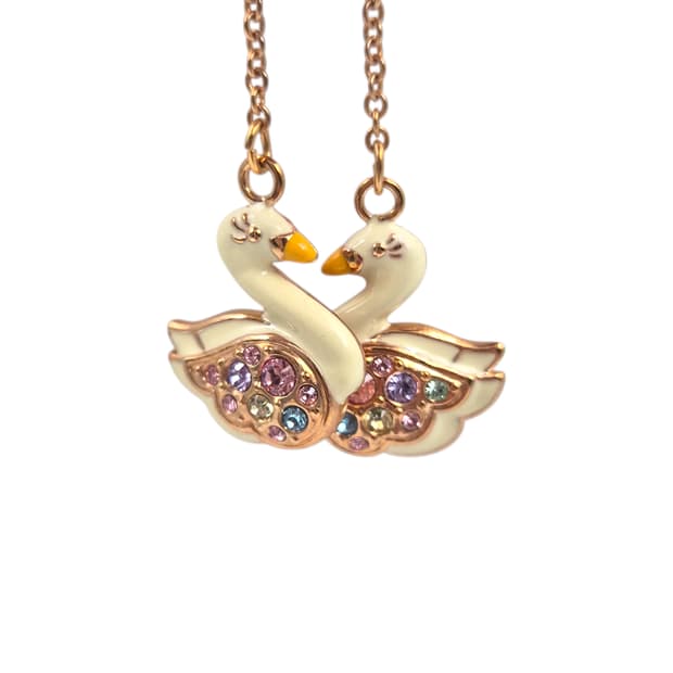 05s 안나수이 나비 백조 드랍 큐빅 이어클립