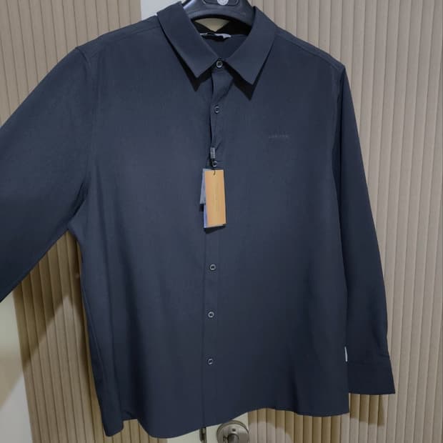 110 코모도 링클프리 기능성 원단 셔츠 진회색