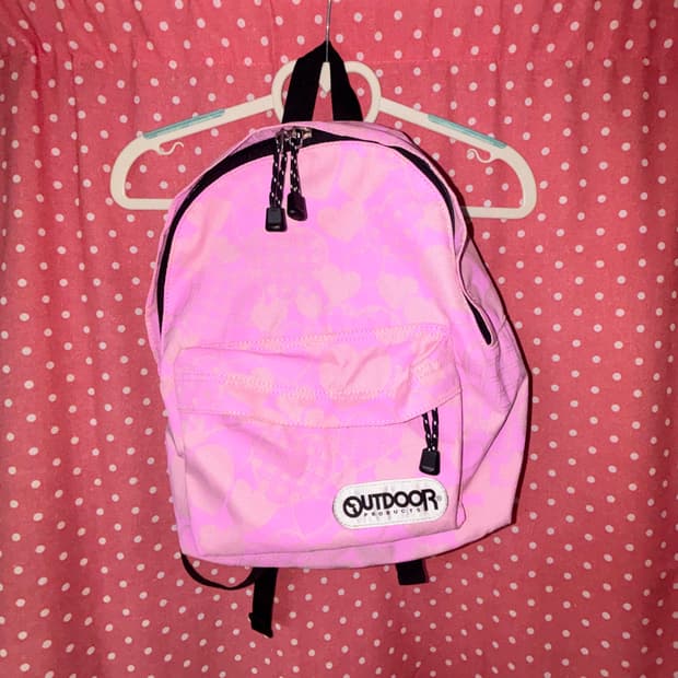 [OUTDOOR PRODUCTS]아웃도어 프로덕트 핑크 하트 백팩