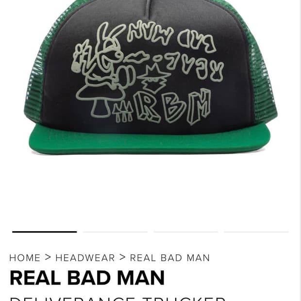 Realbadman 트러커캡