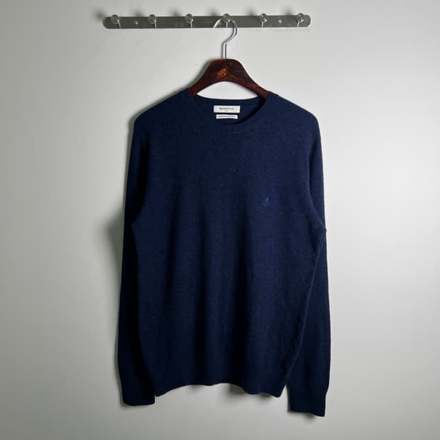 BEANPOLE 빈폴 네이비 울 캐시미어 블렌드 니트 100