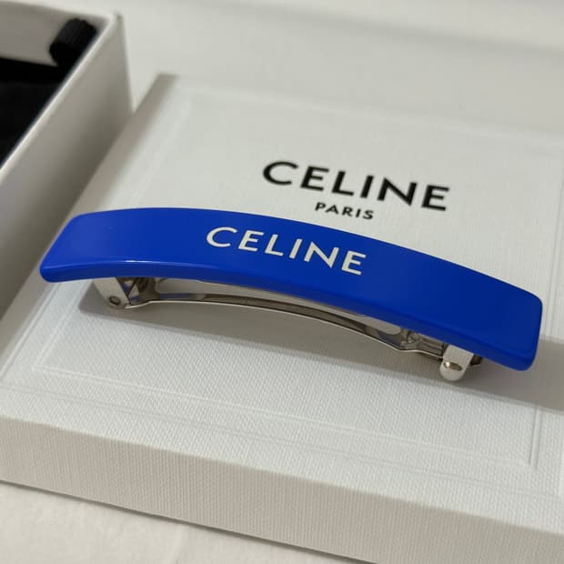 셀린느 모노크롬 헤어 클립 CELINE HAIR CLIP