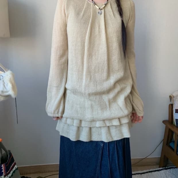 cloud.. volume dress 재판매