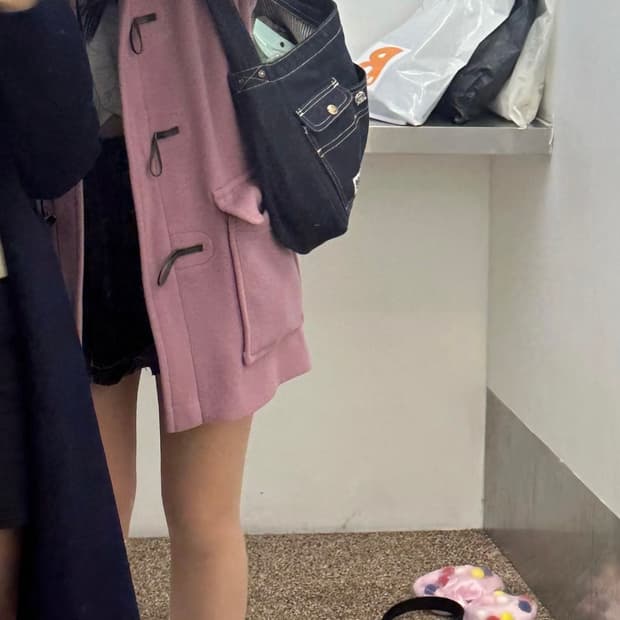 버버리 떡볶이 코트