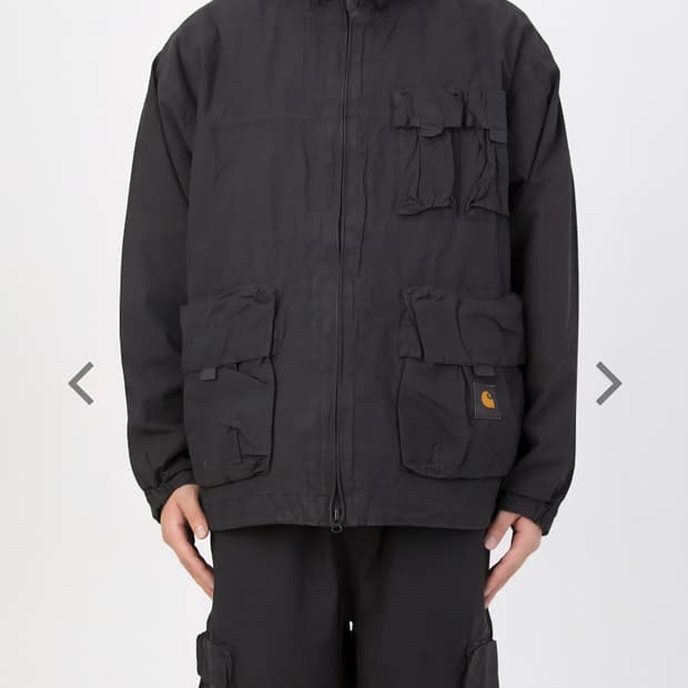 칼하트WIP Berm Jacket (Black) 자켓 M 100-105