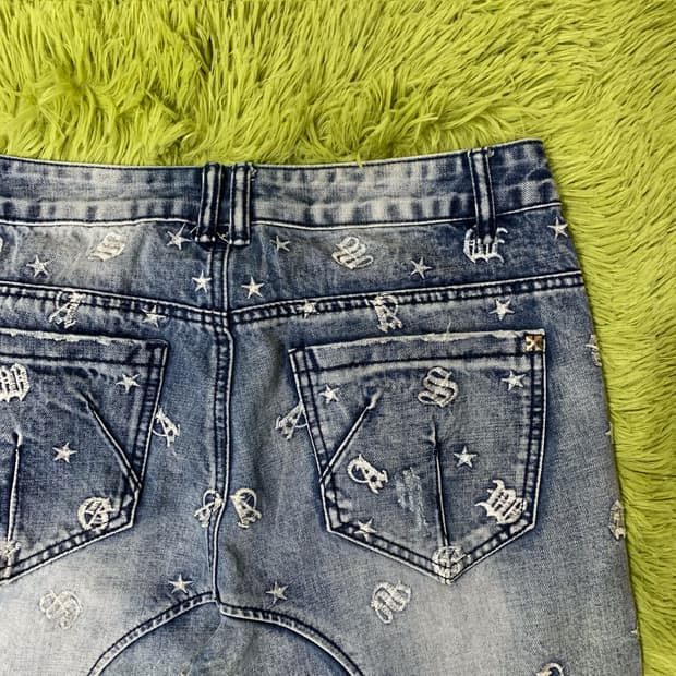 [32] VTG 디스퀘어드st 자수디테일 바이커진