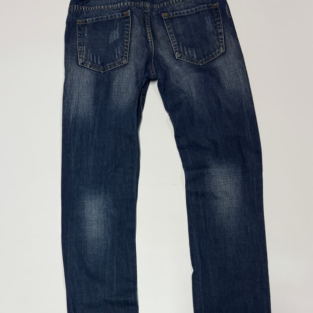 디스퀘어드2 빈티지 블루워싱 데님팬츠30