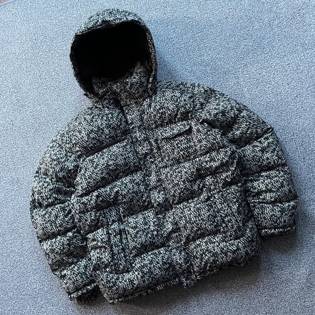 라푸마 유니크 패턴 구스다운 패딩