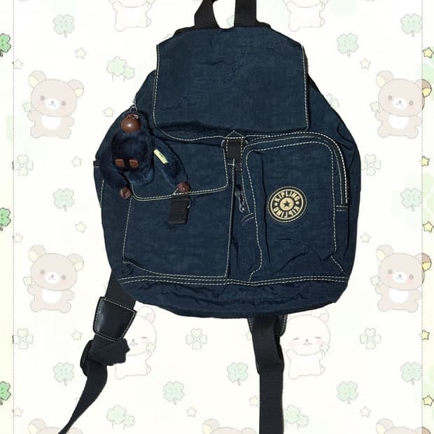 키플링 네이비 복조리 백팩