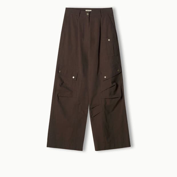 트윌 오버사이즈드 카고 팬츠