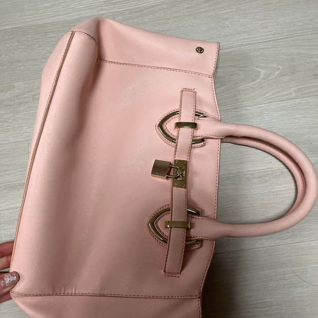 핑크 러블리 딸기우유 핑크 숄더백