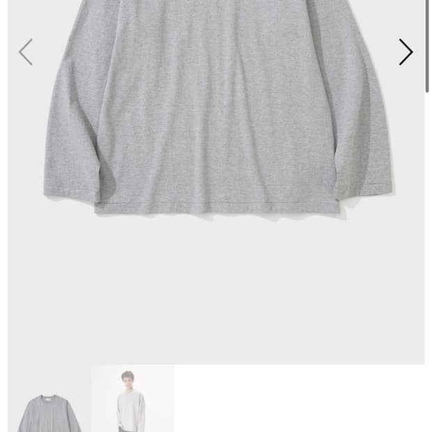 [S] Shirter 셔터 롱슬리브 그레이