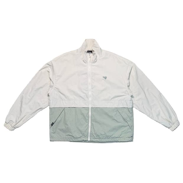 골라 컬러 블록 자켓 크림 M