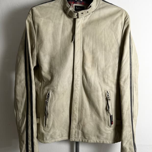 SCHOTT Cowhide Leather Biker Jacket