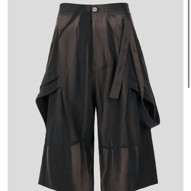 지용킴 지용킴 선블리치드 하프 트라우져