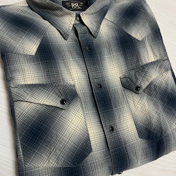 (L) rrl 웨스턴 조니뎁 셔츠