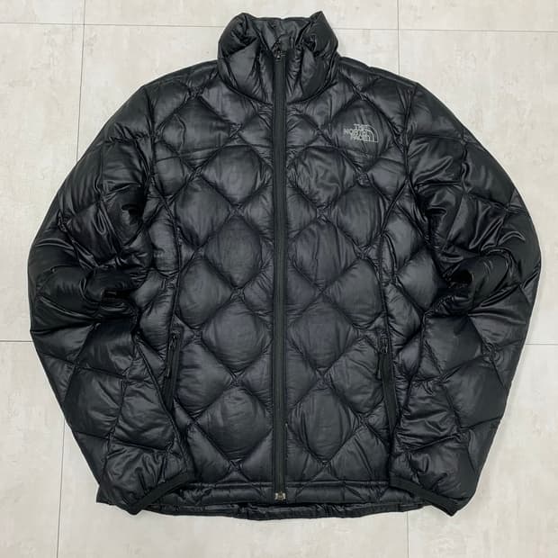 노스페이스 블랙 경량 패딩 #366