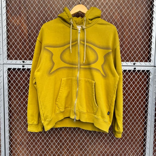 크리틱 웜홀 로고 빈티지 후드집업 M