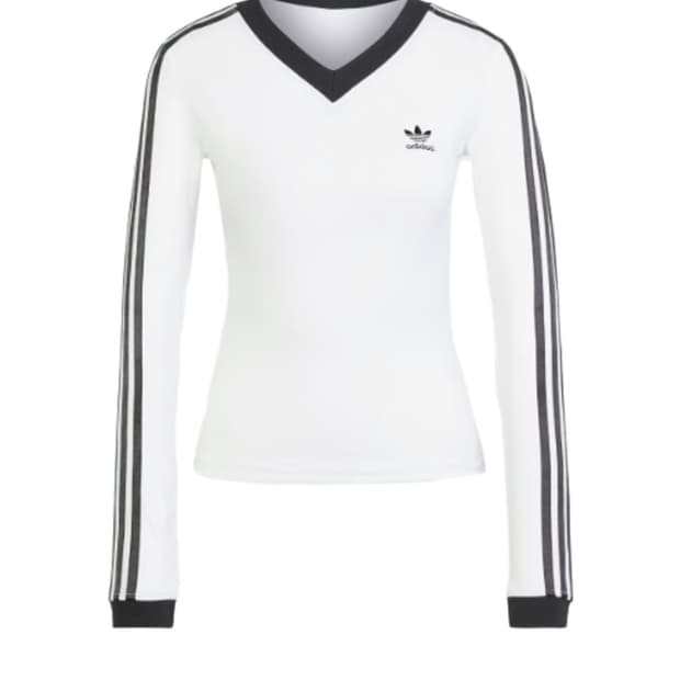 아디다스 브이넥 롱슬리브 L