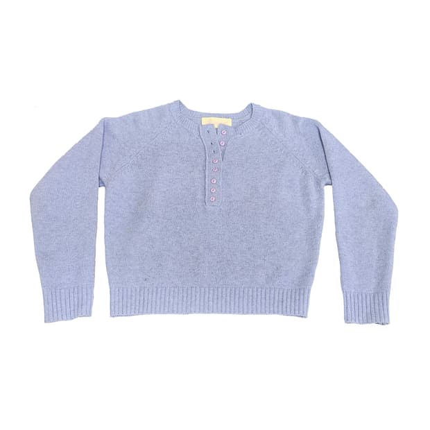 라벤더 크롭 니트