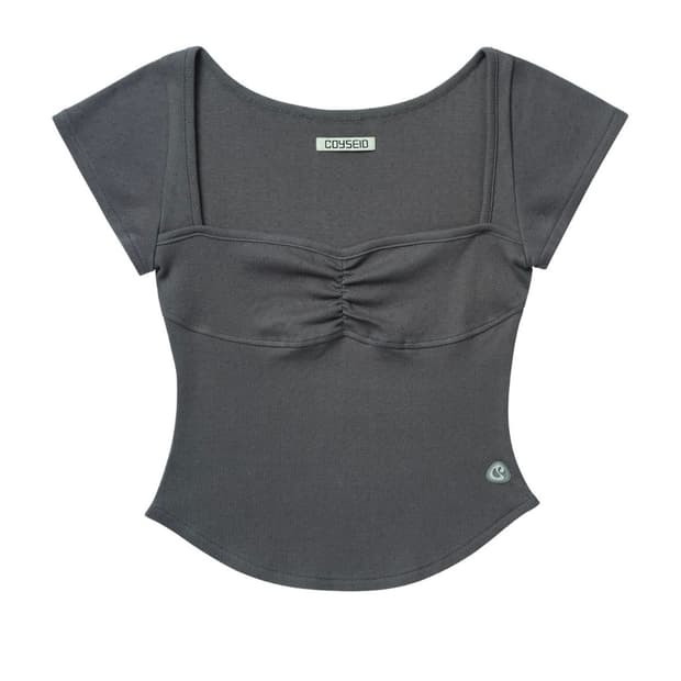 코이세이오 펀칭 셔링 탑 차콜
