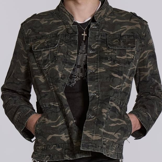 제이디드 런던 카모 커벌트 자켓 S