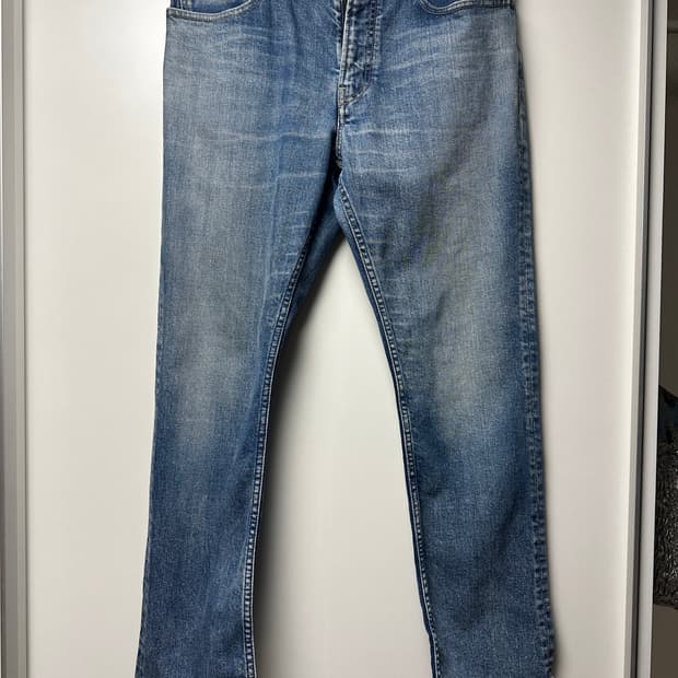 마인데님 부츠컷 워시드 데님 32