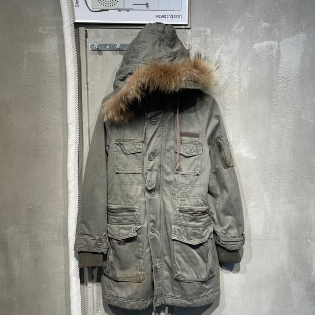 벡넘버 밀리터리 야상