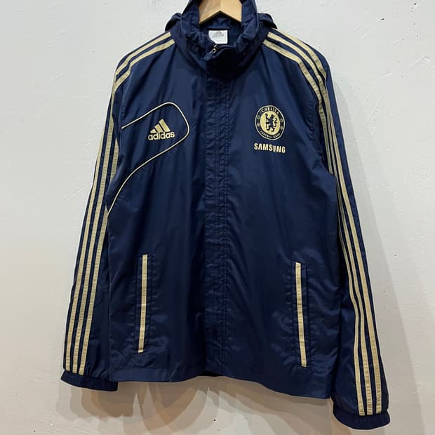 아디다스 12 13 첼시 올웨더 바람막이 자켓 100