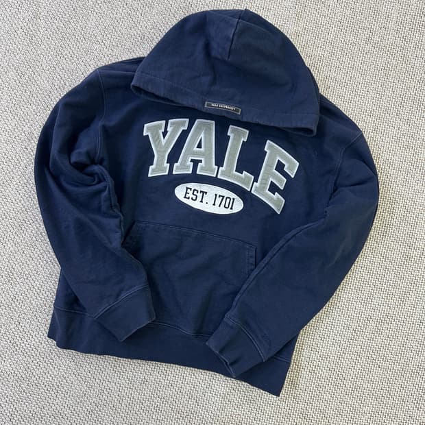 S 예일 투톤 아치 후드 0401D