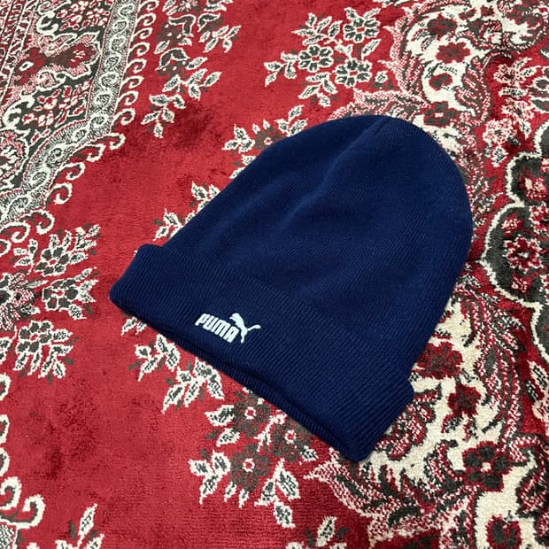 90s vintage puma 빈티지 푸마 비니 네이비