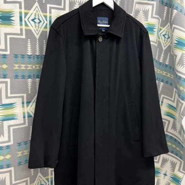 브룩스브라더스 로로피아나 패브릭 코트