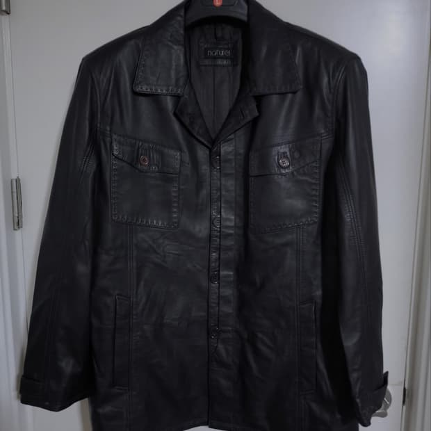 XL 터키 NQTUREL 양가죽 스티치포인트 셔츠 자켓