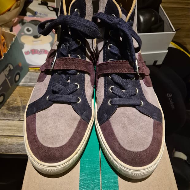 정품 에르메스 스웨이드 하이탑 스니커즈 42(270)