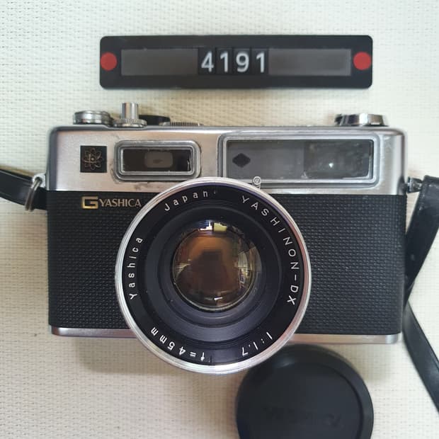 야시카 일렉트로 35 g 필름카메라 실버바디