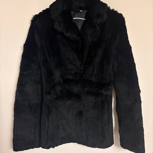 토끼털 빈티지 퍼자켓