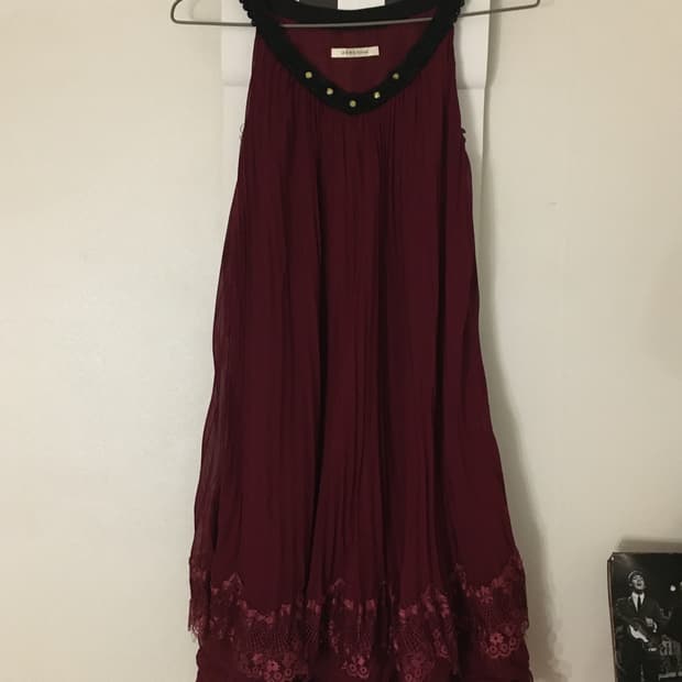 axes femme 빈티지 홀터넥 원피스