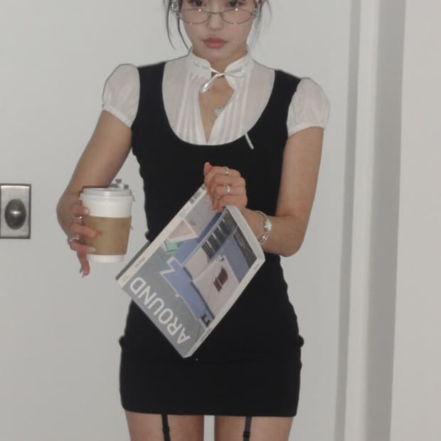 엔젤넘버 555 이터널 걸후드 드레스