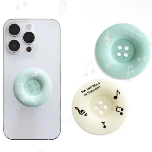 인앤양인하모니 팝업 그립톡 아이보리